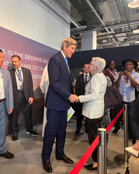 John Kerry at Cop28 on day three of the conference