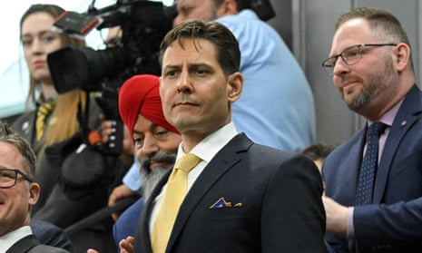 Michael Kovrig speaking at Barcelona Centre for International Affairs conference