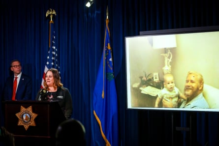 A police press conference