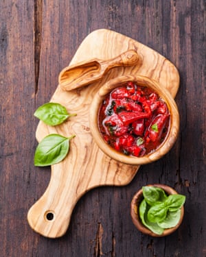 Strawberry salsa.