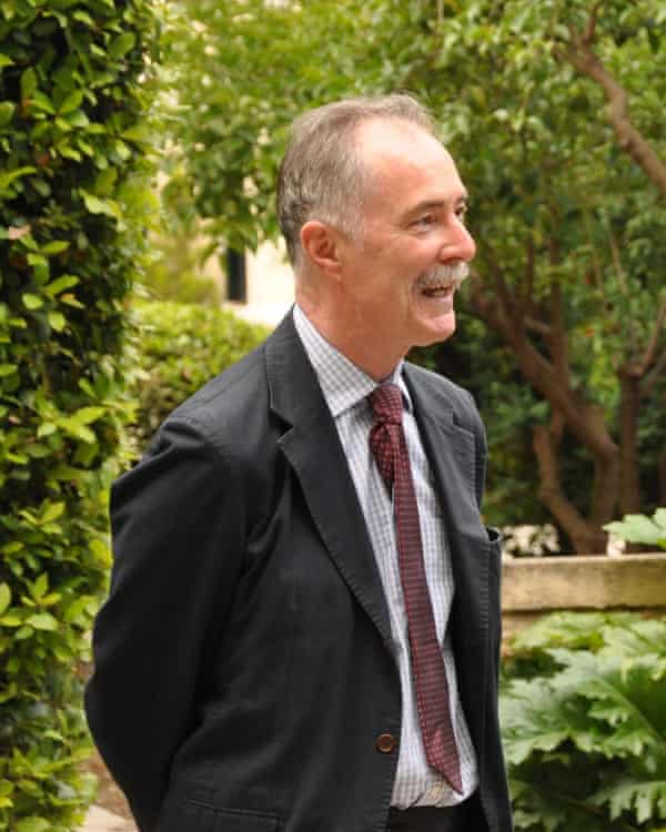 Ian Jenkins in the garden at the British School at Athens.