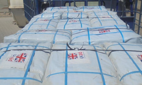UK aid supplies on their way to the victims of Cyclone Idai in Mozambique