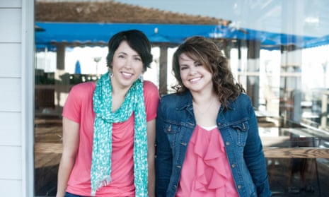 Lauren Billings (L) and Christina Hobbs (R), who write as one under the name Christina Lauren
