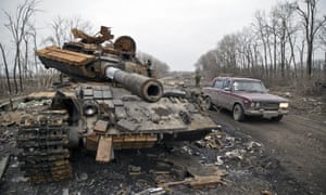 ukraine dead conflict destroyed tank ukrainian says army un abandoned left than dec