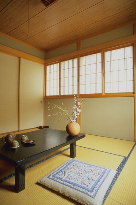 A room at the Kiso Valley Tsumago ryokan, in Nagano Prefecture.