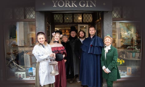 York Gin shop staff are also staging Scrooge the Musical.