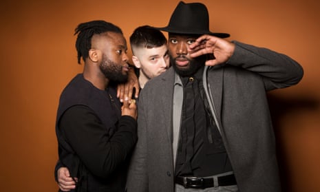 Young Fathers (l-r): Kayus Bankole, Graham Hastings and Alloysious Massaquoi. 