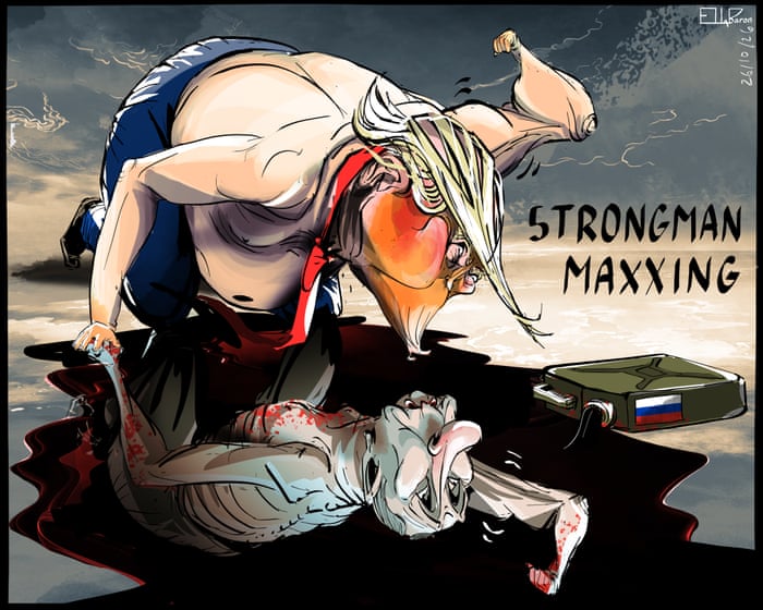 Ella Baron on Trump’s admiration for Putin – cartoon