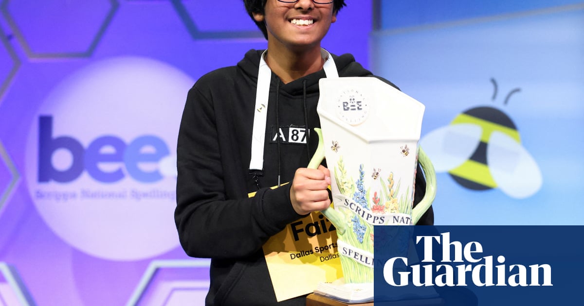 Faizan Zaki, 13, rebounds from stunning gaffe to win National Spelling Bee crown