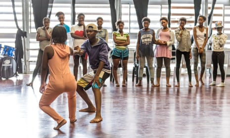 Dane Hurst and the Rambert dance floor he moved to South Africa.