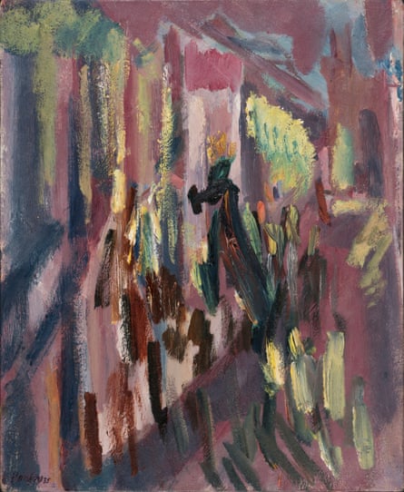 The Virgin of Peace in Procession Through the Streets of Ronda, Holy Week, 1935 by David Bomberg.
