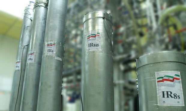 Equipment at the Natanz nuclear research centre in Iran