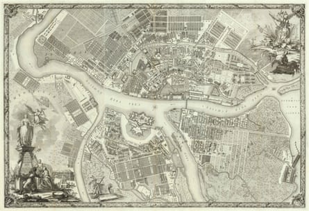 St Petersburg, 1753: the city was initially built without any bridges.