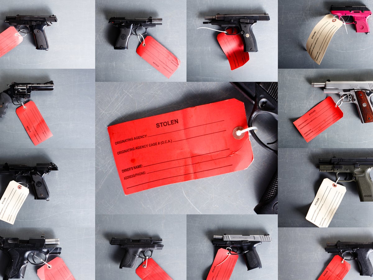 Hvordan blir de fleste skytevåpen stjålet?