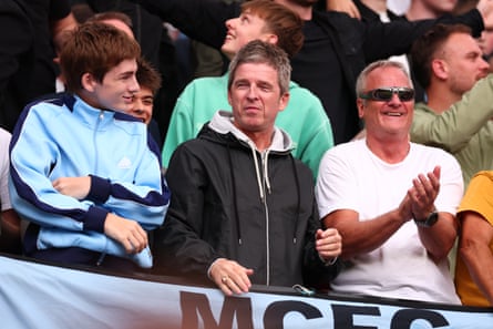 Noel Gallagher watches Manchester City