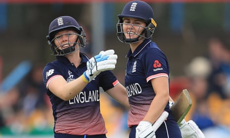 Heather Knight, left, the England captain, and Nat Sciver were both instrumental in winning the World Cup in July