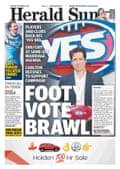 Herald Sun front page Thursday 21 September 2017