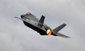 The Lockheed Martin F-35 Lighting II jet.