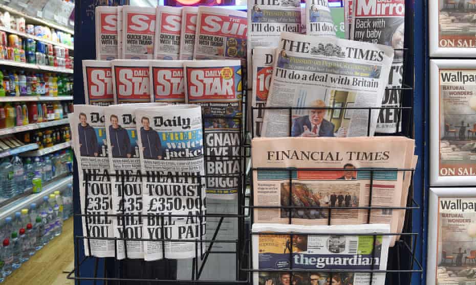 Papers for sale, but fewer want to buy them. 