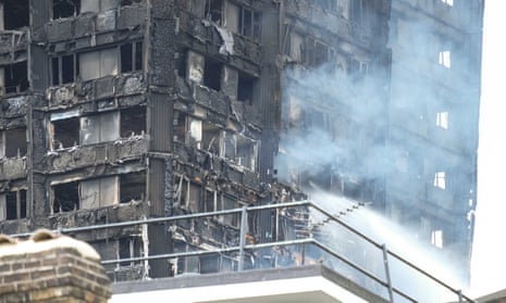The aftermath of the fatal Grenfell Tower blaze