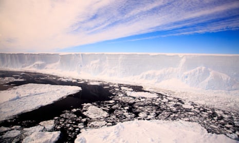 A handout picture released by British Antarctic Survey shows the Larsen C iceberg. 