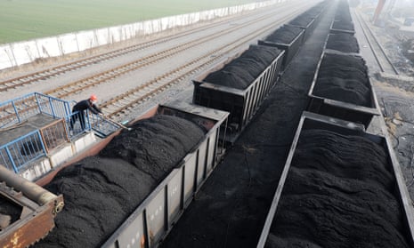 Coal from a mine in Anhui province in China.