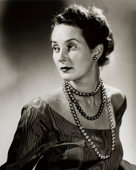 A photograph of June Dally Watkins taken in 1949 by Max Dupain, part of the First Ladies: Significant Australian Women 1913-2013 exhibition at the National Portrait Gallery in 2013
