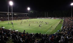 A general view of Leichhardt Oval during an NRL match between Wests Tigers and North Queensland Cowboys in 2023