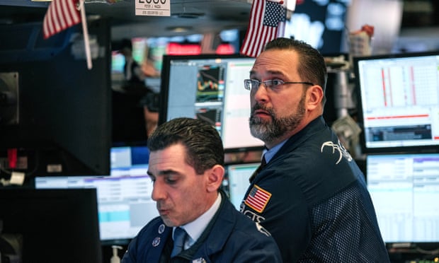 Traders on the floor of the New York Stock Exchange last week as shares plunged over concern about the spread of the coronavirus.