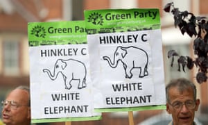 Protesters against the planned nuclear power status in Bridgwater, Somerset on 28 July.