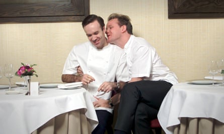 Marcus Wareing with Gordon Ramsay in happier times.