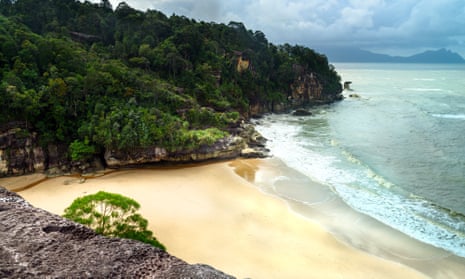 A beach in Bako national park, Sarawak.