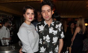 Pixie Geldof with Nick Grimshaw.