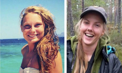 Danish student Louisa Vesterager Jespersen (left), 24, and 28-year-old Maren Ueland from Norway