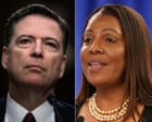 Trump news at a glance: James Comey, Letitia James welcome judge’s decision to toss criminal cases