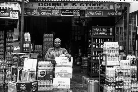 A market seller in Lagos.