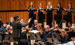 Václav Luks conducts the Orchestra of the Age of Enlightenment at the Festival Hall.