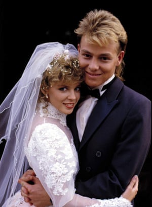 The 1987 wedding of Scott (Jason Donovan) and Charlene in the long-running Australian soap opera Neighbours attracted 18 million viewers in Britain