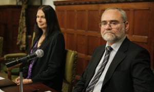 Brighton bomber Patrick Magee and Jo Berry at a Forgiveness Project talk in parliament in 2009.