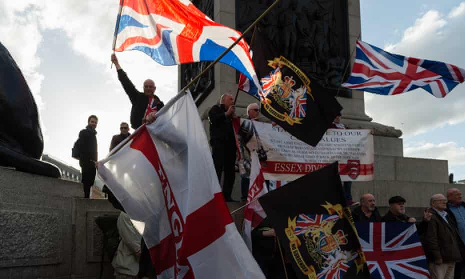 Far-right activists in London