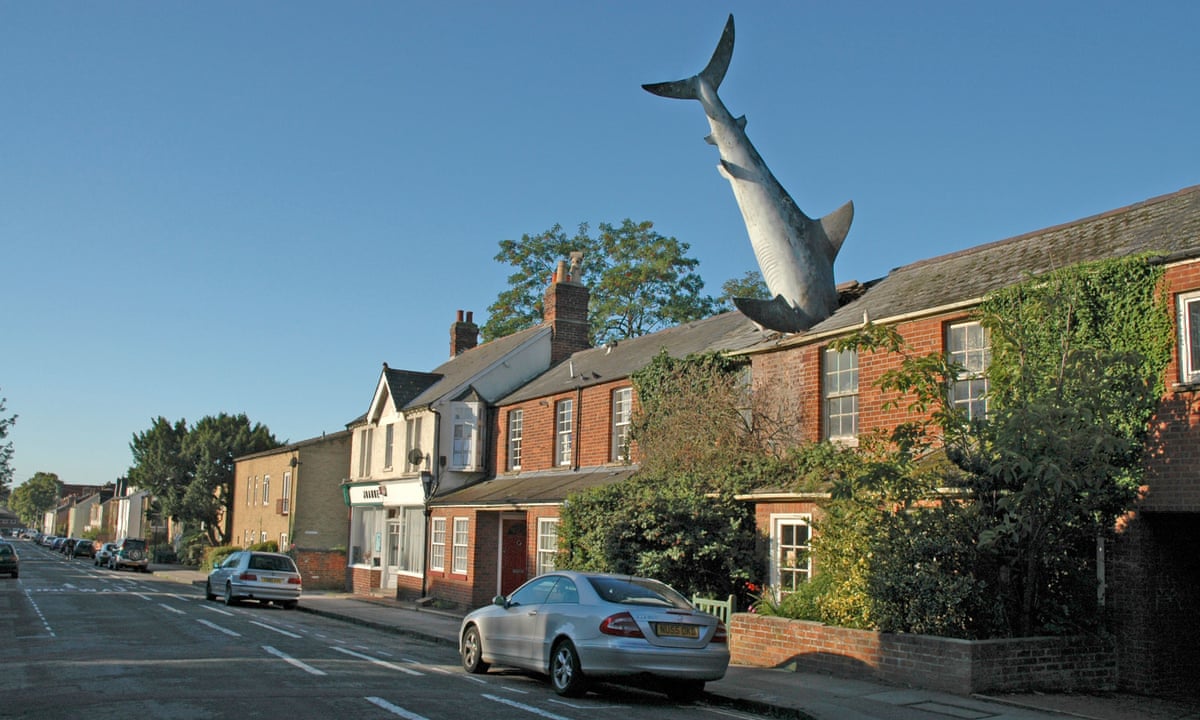Oxford house with shark sculpture on roof made heritage site despite owner's objection | Sculpture | The Guardian