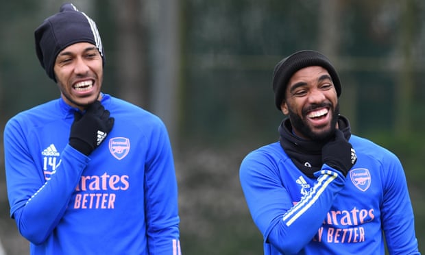 Arsenal's Pierre-Emerick Aubameyang and Alexandre Lacazette: could either of these players end up at Camp Nou before the summer is out?