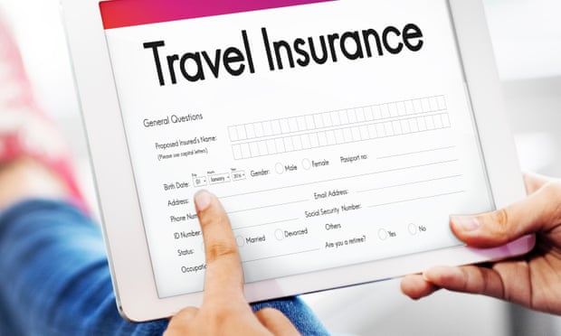 Travel Insurance Claim Form on tablet