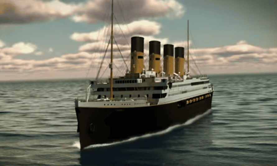 Screengrab from promotional video showing plans for the Titanic II.