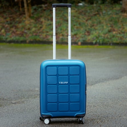 Tripp Holiday 8 cabin suitcase in blue.