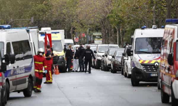 Two Injured In Knife Attack Outside Charlie Hebdo S Former Offices In Paris World News The Guardian