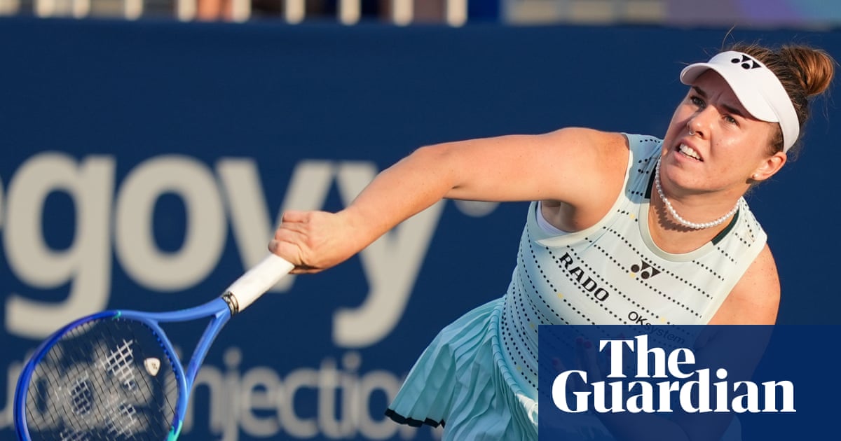 ‘You start all over’: Linda Noskova battles fame and desire after Wimbledon glory