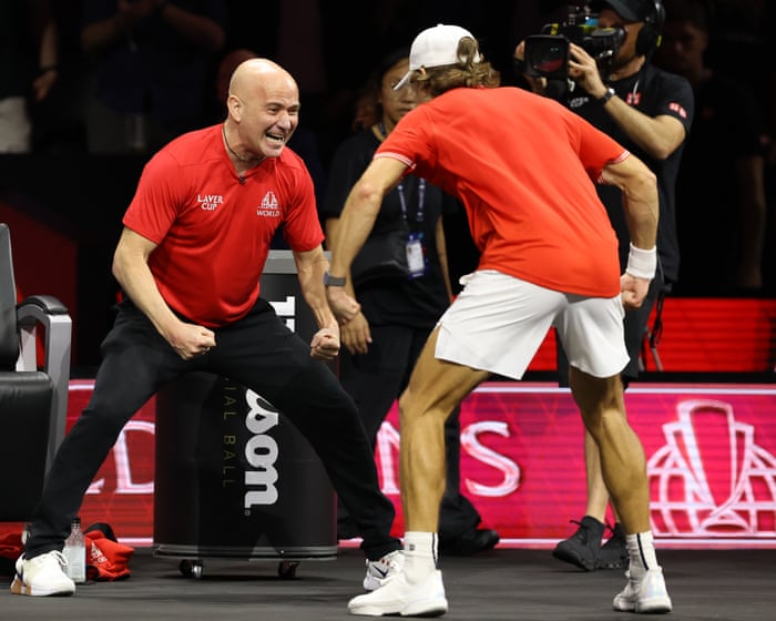 Laver Cup back in the balance as Team World match their captain Andre Agassi’s energy