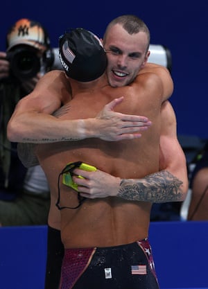 Caeleb Dressel and Kyle Chalmers