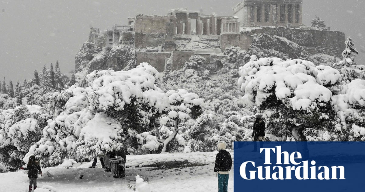 Unusually Heavy Snow Blankets Athens In Pictures Art And Design The Guardian Unusually Heavy Snow Blankets Athens In Pictures Art And Design The Guardian